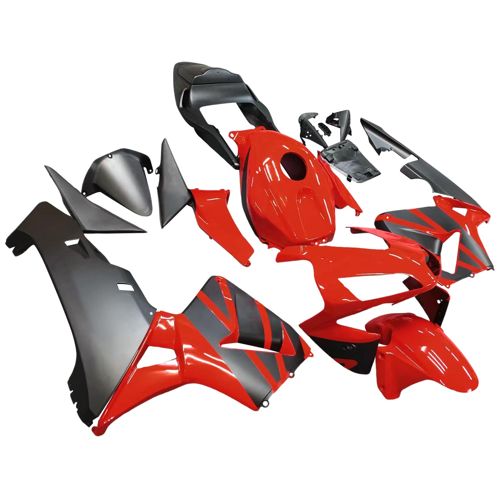 Fairings 2003-2004 Honda CBR 600 RR Red & Black Honda Racing Generic