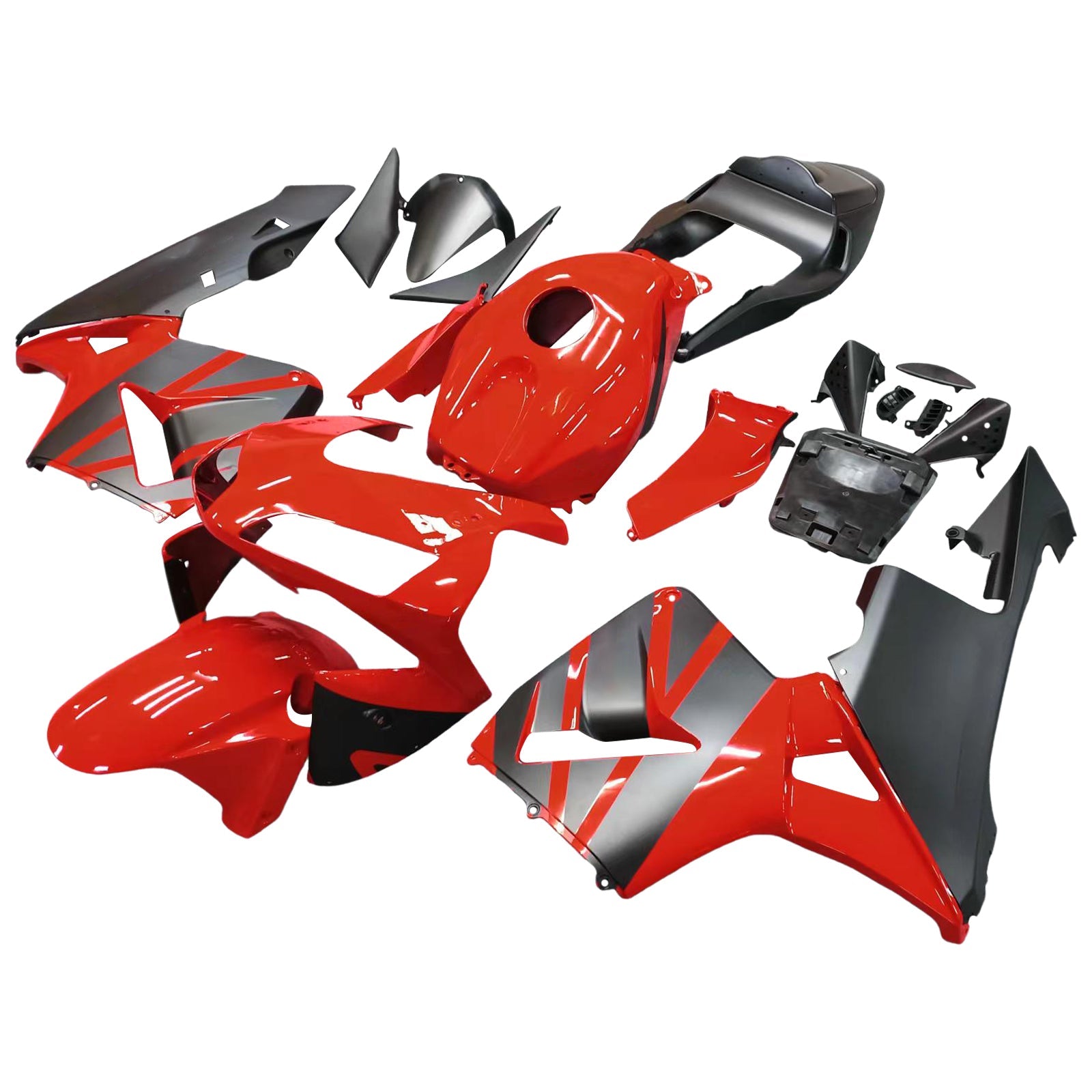 Fairings 2003-2004 Honda CBR 600 RR Red & Black Honda Racing Generic
