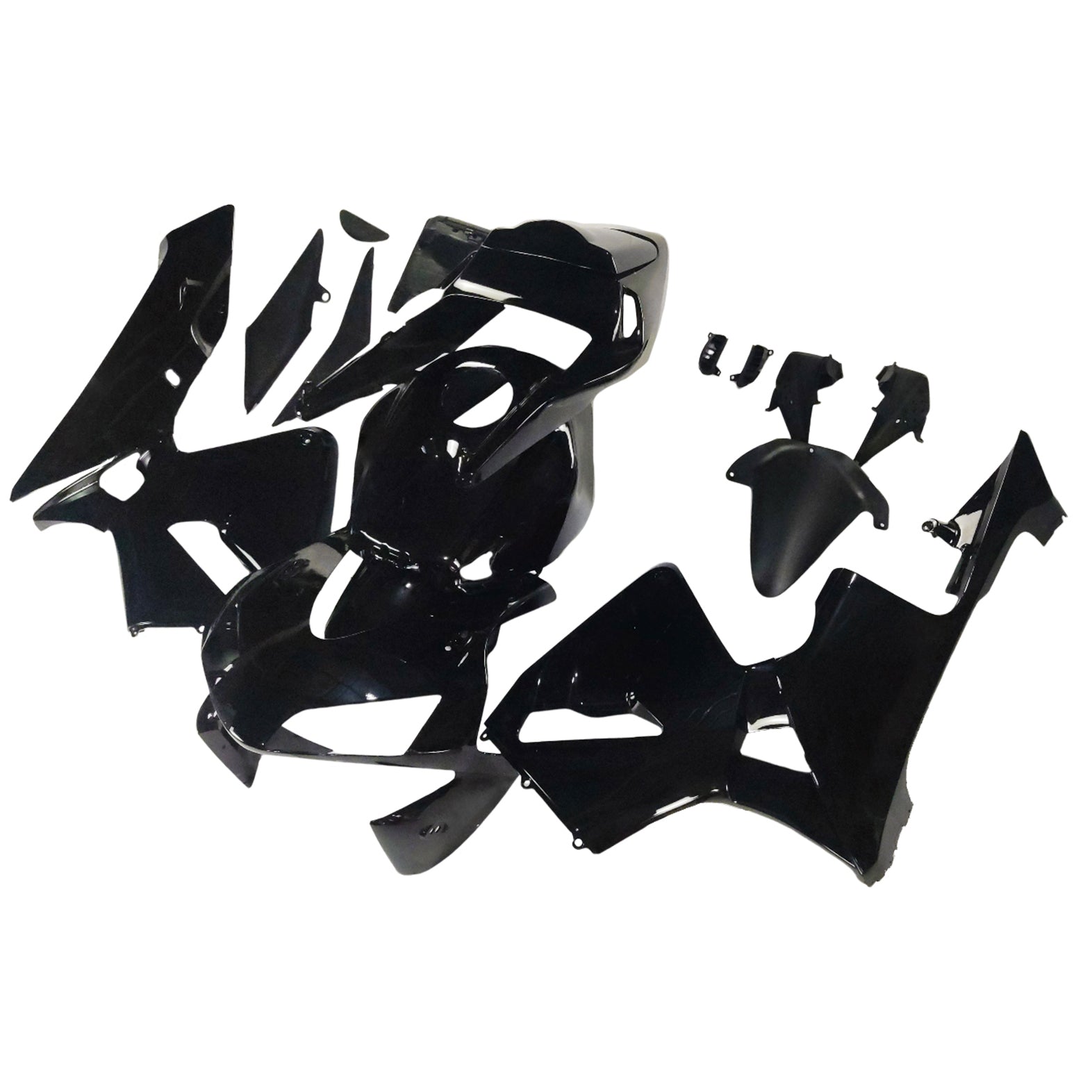 Fairings 2003-2004 Honda CBR 600 RR Black Honda Racing Generic