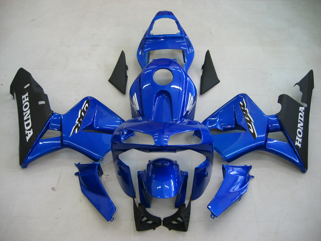 2003-2004 CBR600RR Bodywork Fairing Blue ABS Injection Molded Plastics Set Generic