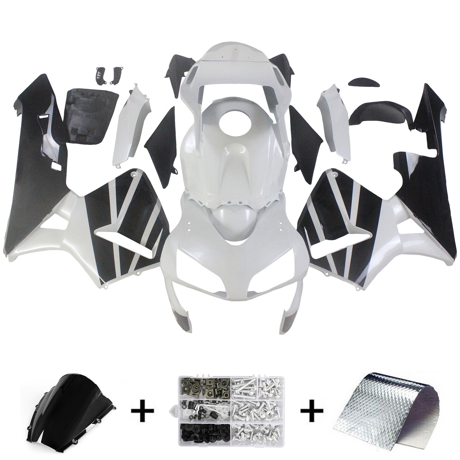 2003-2004 CBR600RR Bodywork Fairing Multi-Color ABS Injection Molded Plastics Set 10# Generic