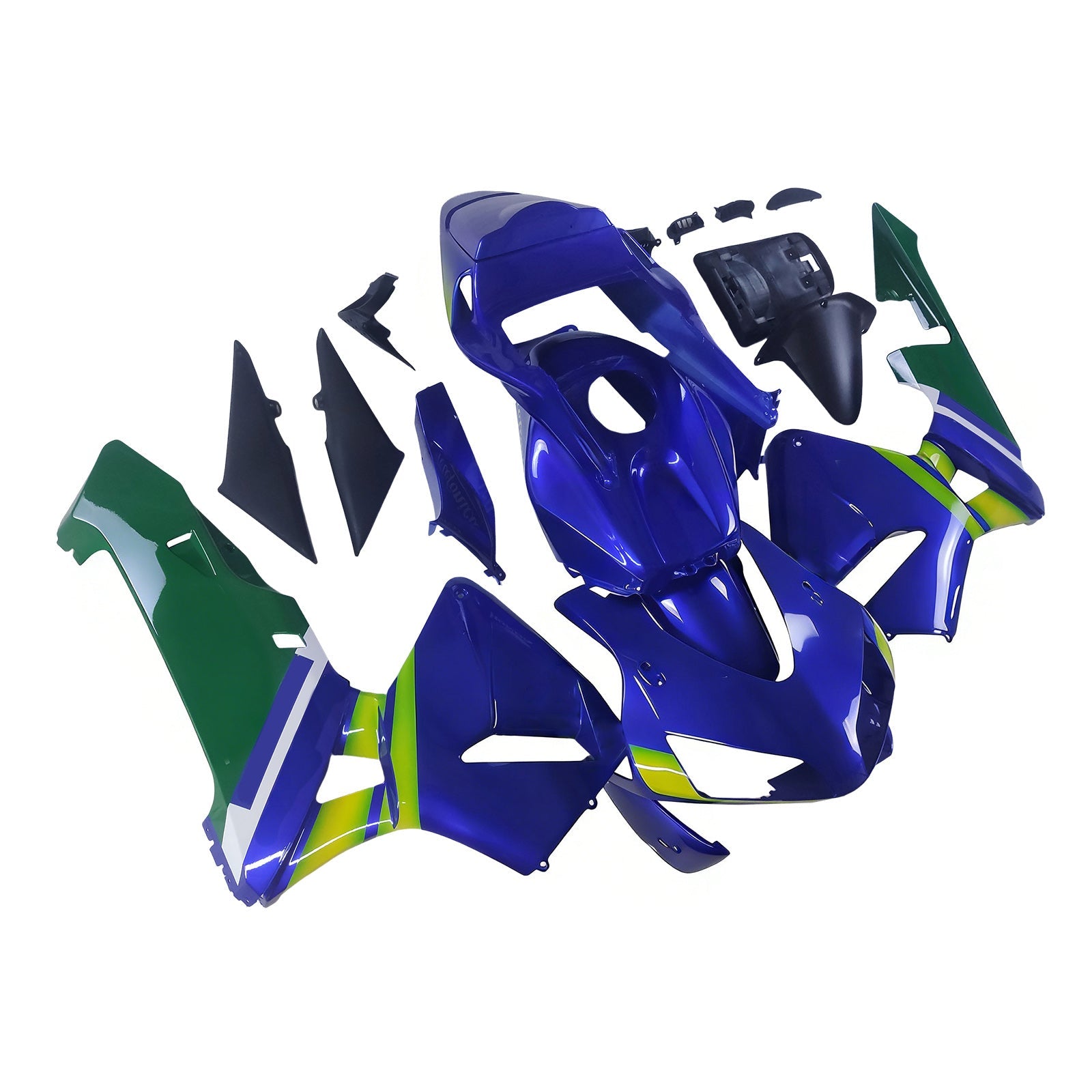 Fairings 2003-2004 Honda CBR 600 RR Blue & Green Movistar Racing Generic