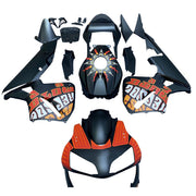 2003-2004 Honda CBR 600 RR Black Matte Valentino Rossi Moto Racing Fairings Generic