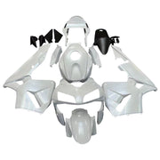 2003-2004 CBR600RR Bodywork Fairing White ABS Injection Molded Plastics Set Generic