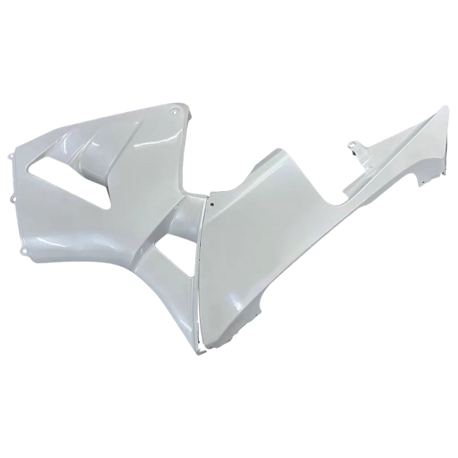 2003-2004 CBR600RR Bodywork Fairing White ABS Injection Molded Plastics Set Generic