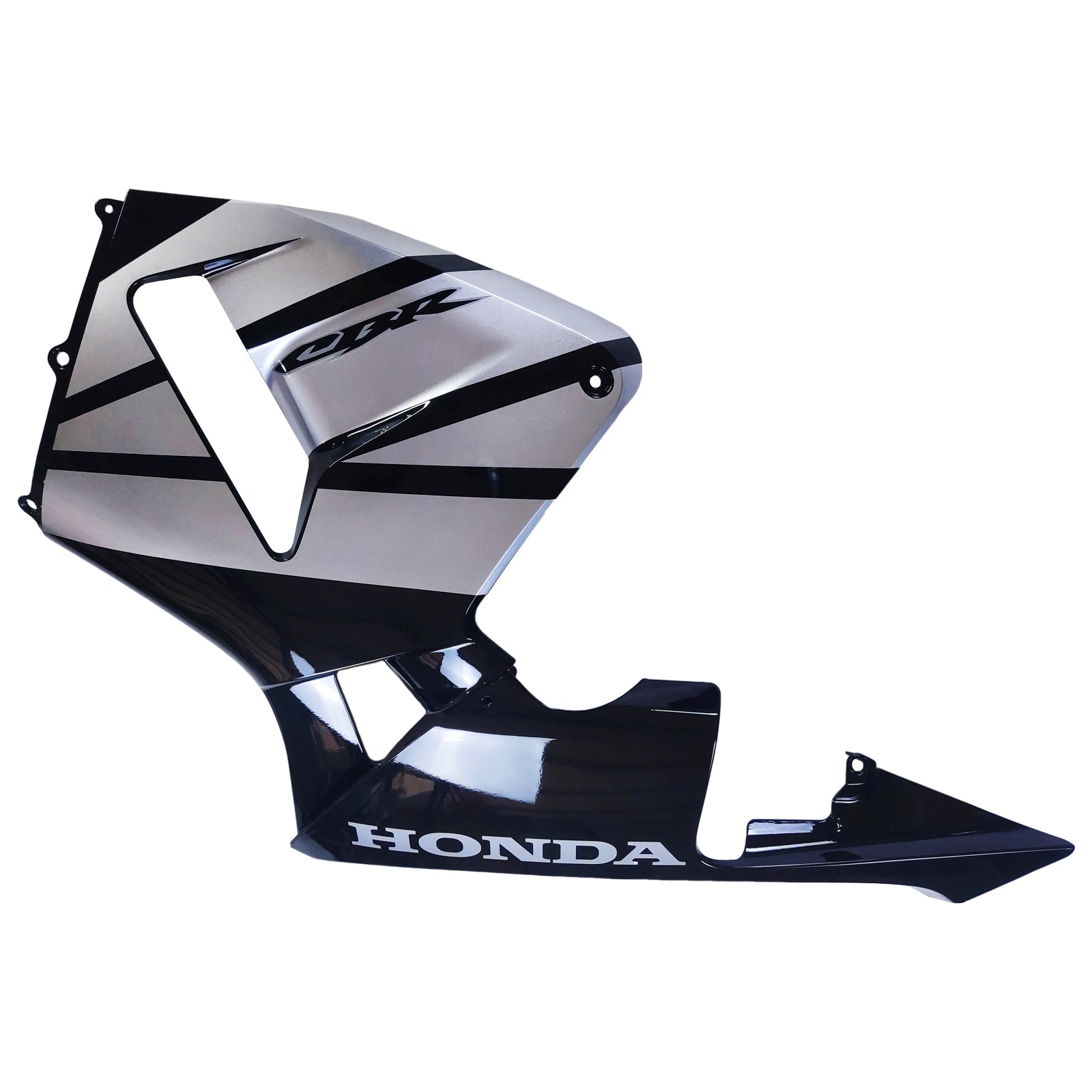 Fairings 2003-2004 Honda CBR 600 RR Black & Silver CBR Racing Generic