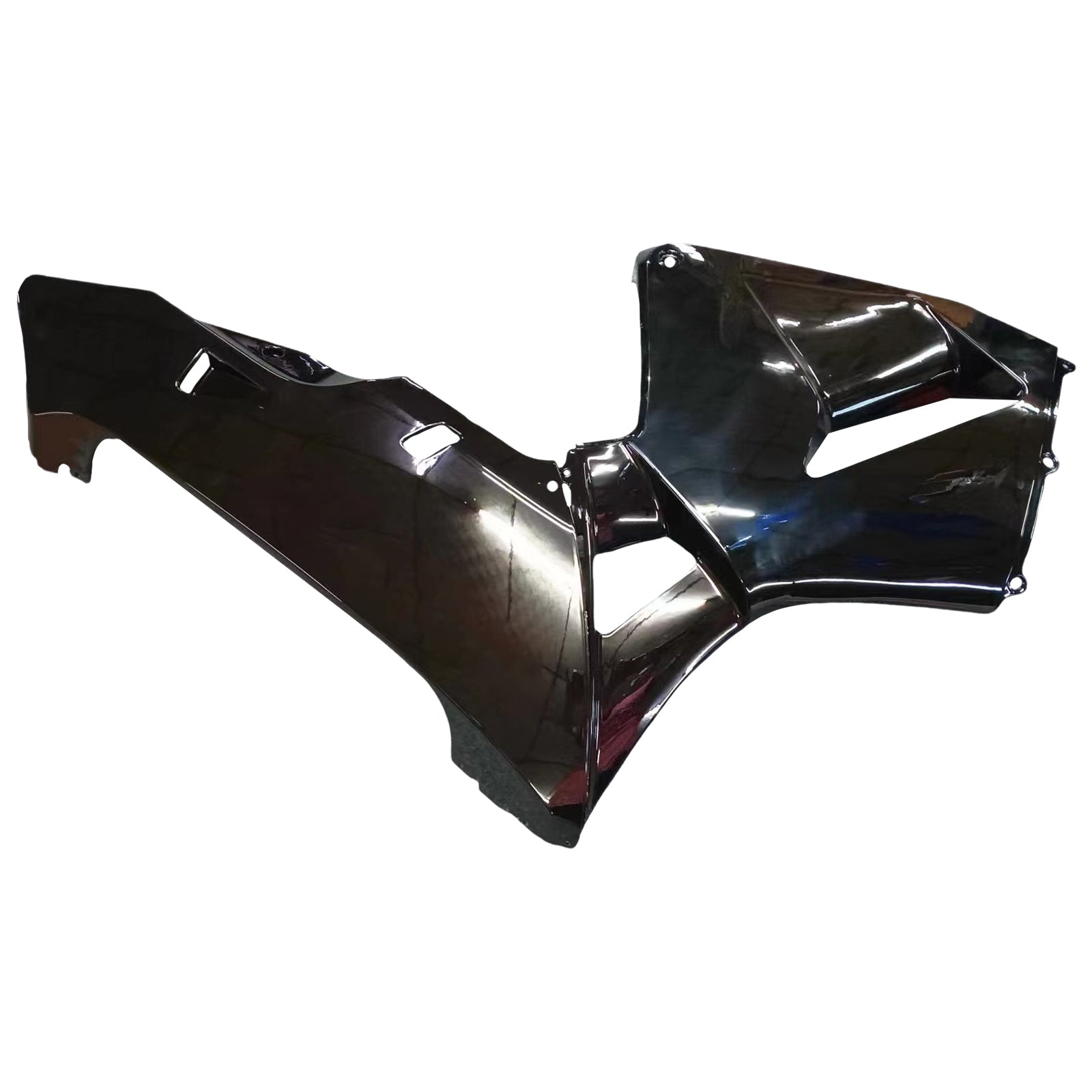 2005-2006 CBR600RR Bodywork Fairing Black ABS Injection Molded Plastics Set Generic
