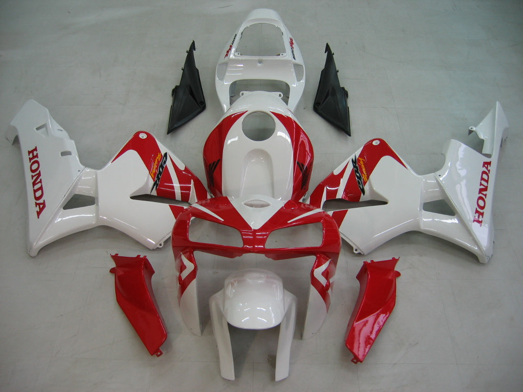 2005-2006 CBR600RR Bodywork Fairing Red ABS Injection Molded Plastics Set Generic