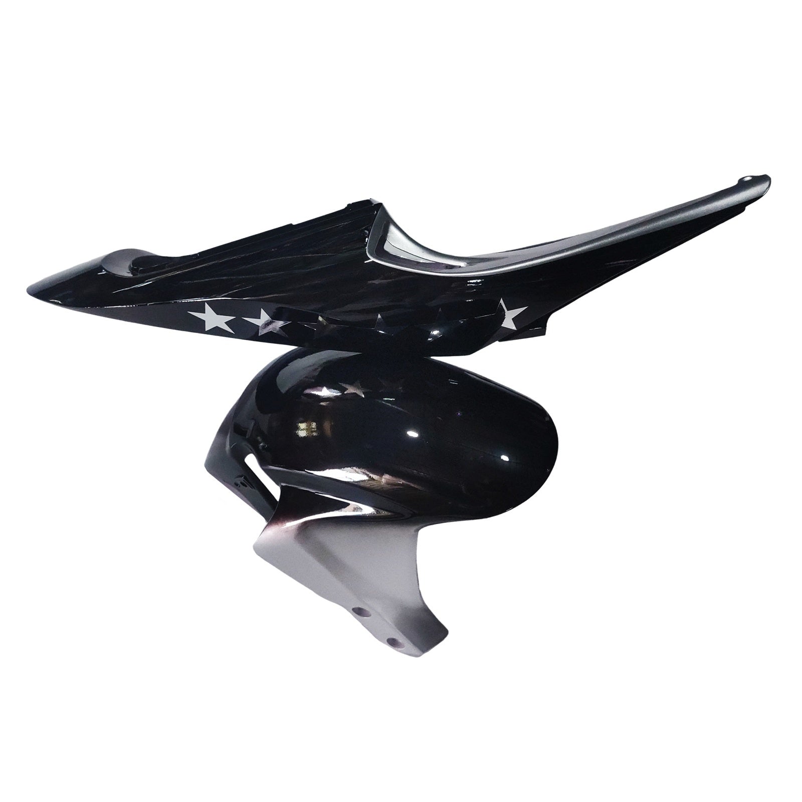 Fairings 2005-2006 Honda CBR 600 RR Black & Silver SevenStars Racing Generic
