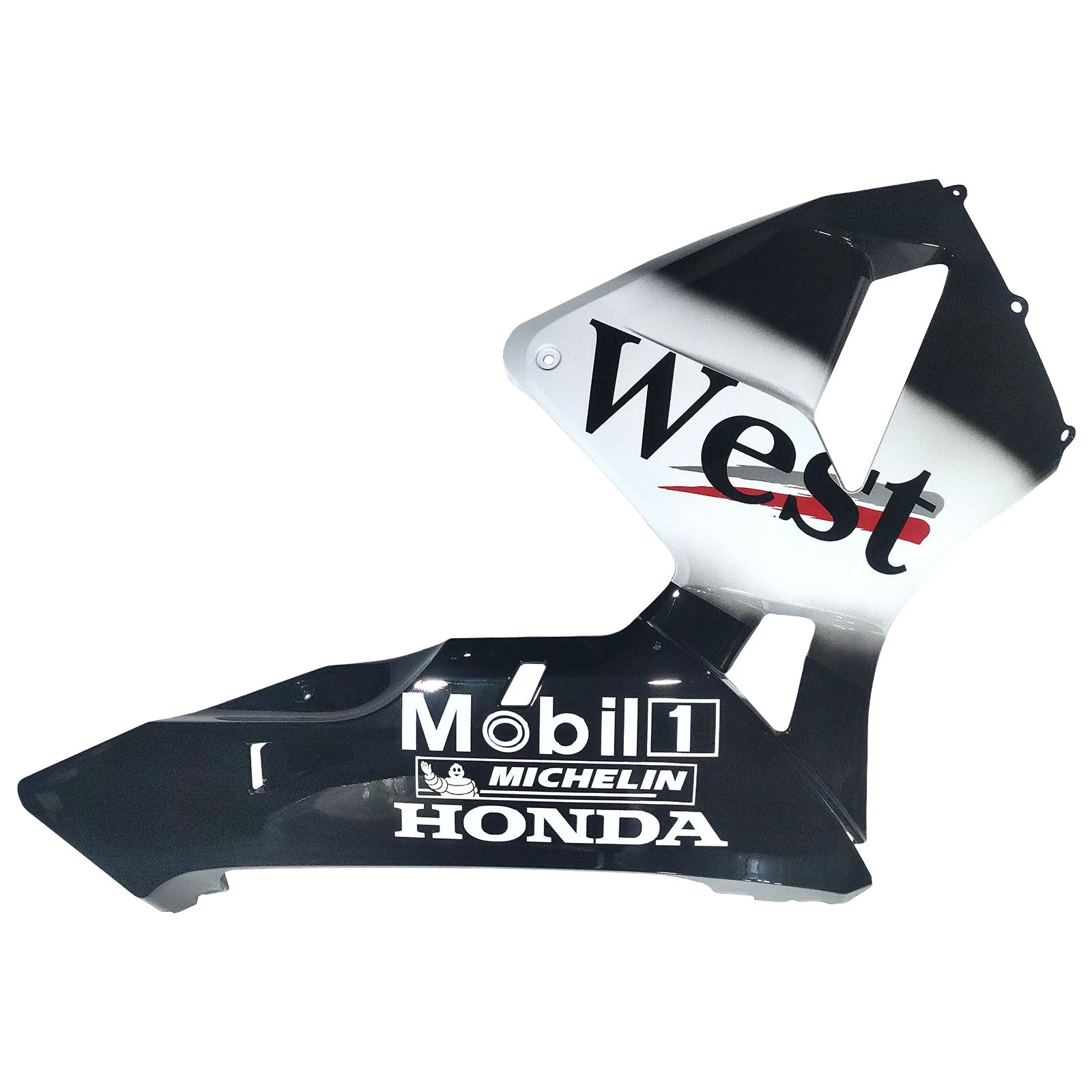 2005-2006 Honda CBR 600 RR Black West Racing Fairings Generic