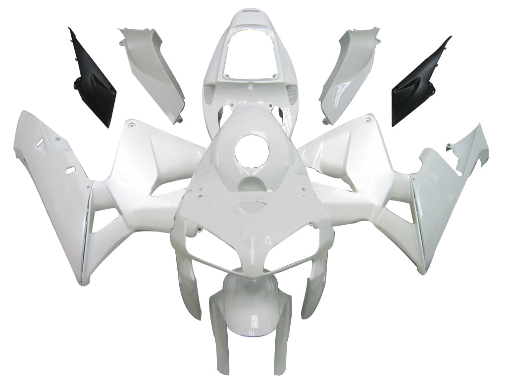 2005-2006 Honda CBR 600 RR Metallic White Honda Racing Fairings Generic