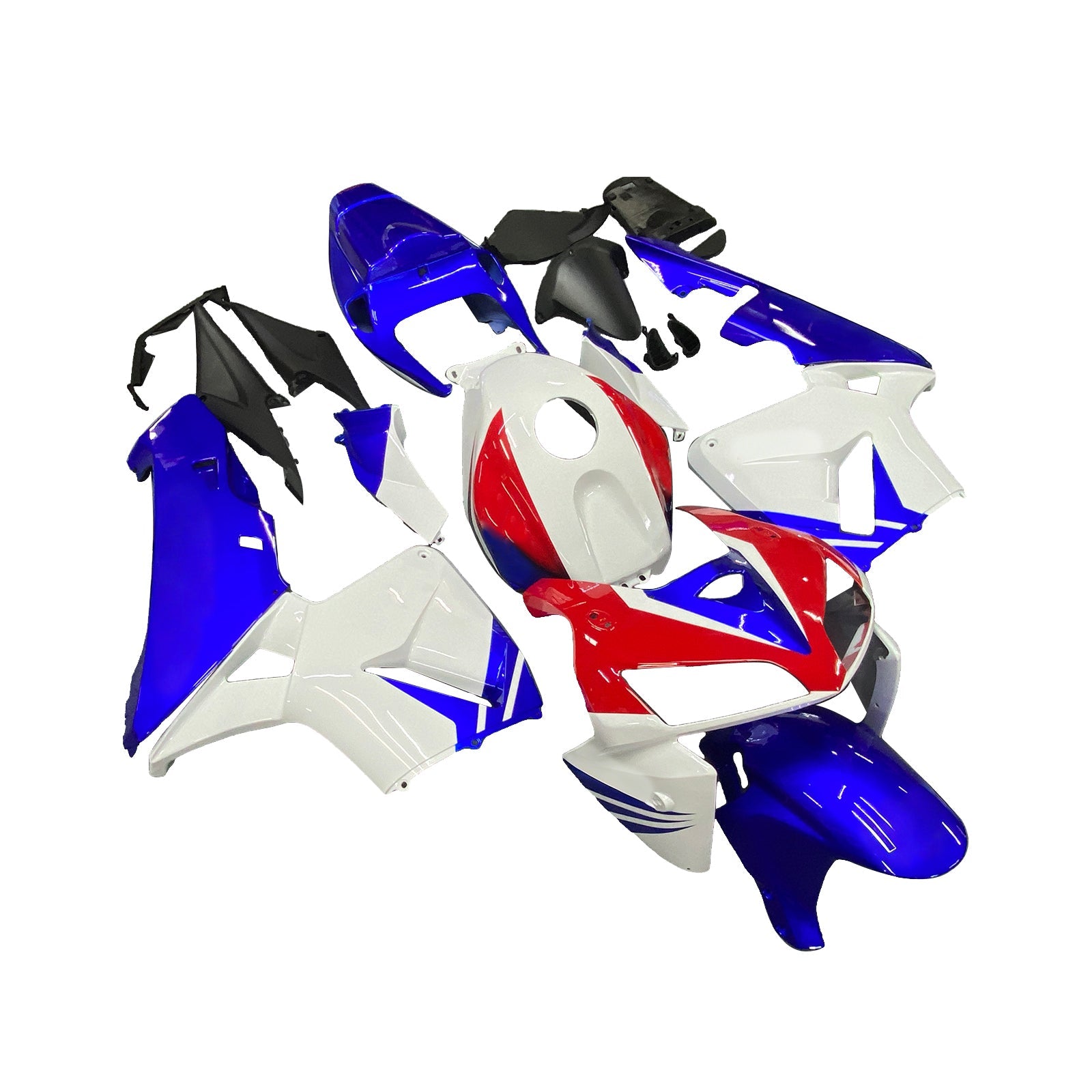 2005-2006 Honda CBR 600 RR Red White Blue HRC Racing Fairings Generic
