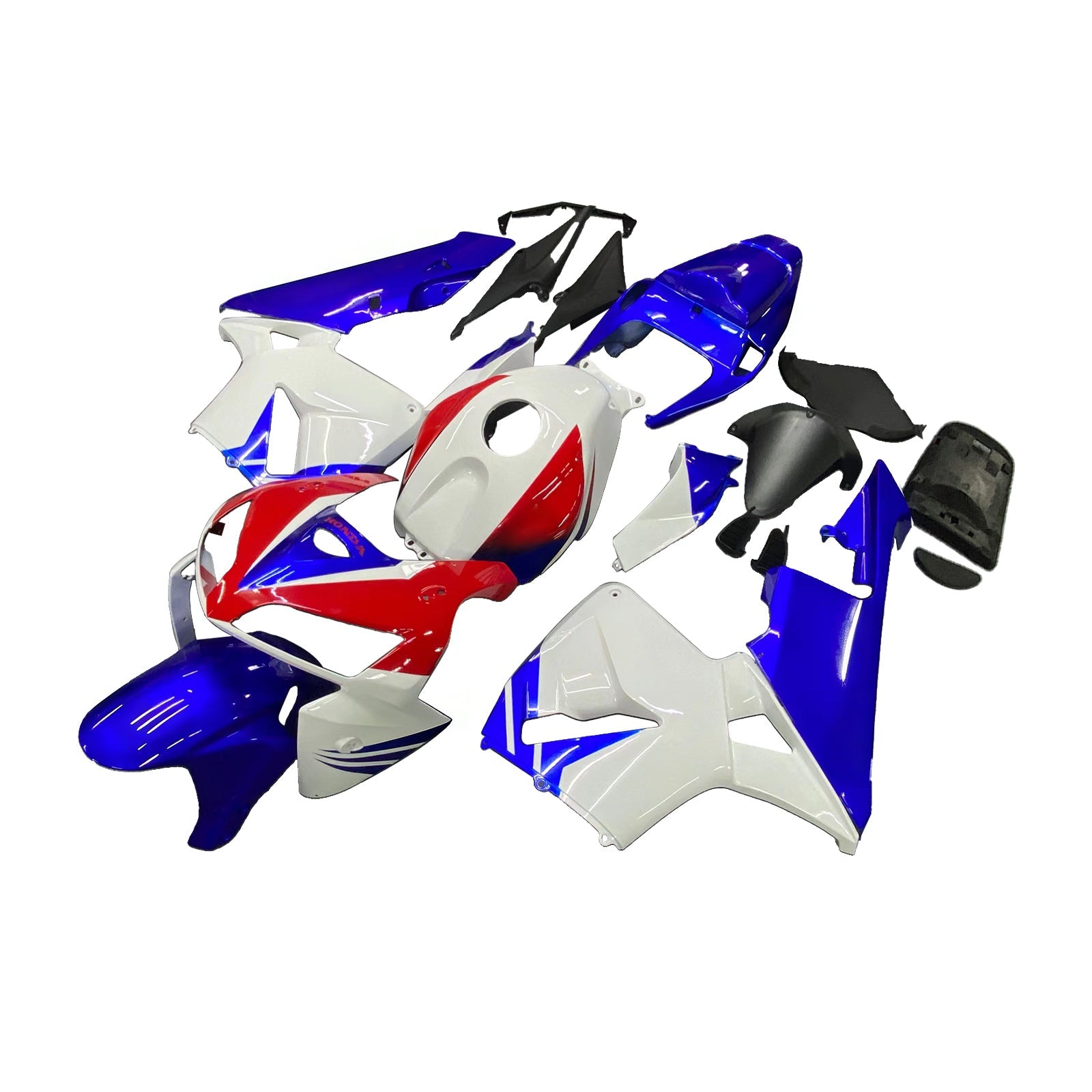 2005-2006 Honda CBR 600 RR Red White Blue HRC Racing Fairings Generic
