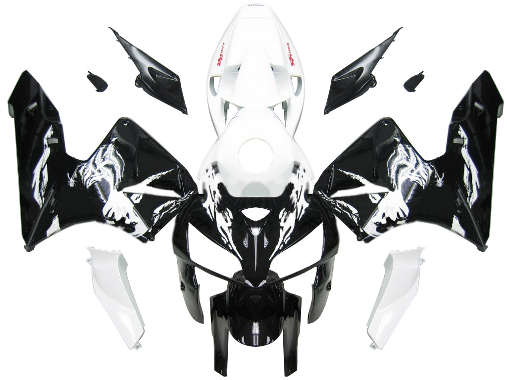 2005-2006 CBR600RR Bodywork Fairing Black & Other color ABS Injection Molded Plastics Set Generic