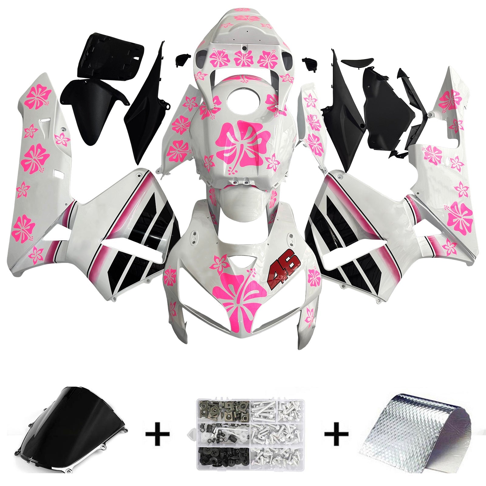 2005-2006 Honda CBR600RR F5 Fairing Kit Bodywork Plastic ABS