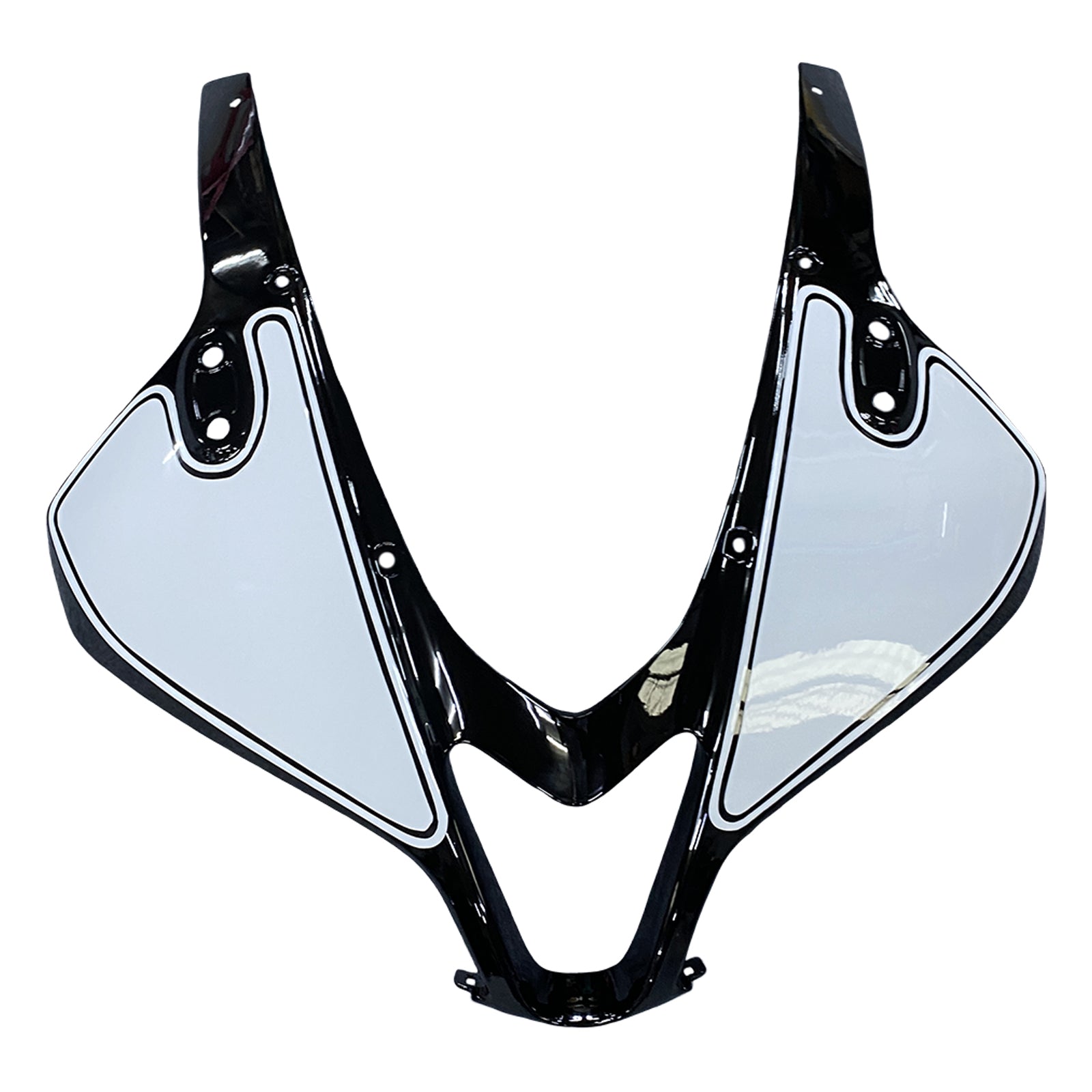 2007-2008 Honda CBR600RR White Black Fairing Kit