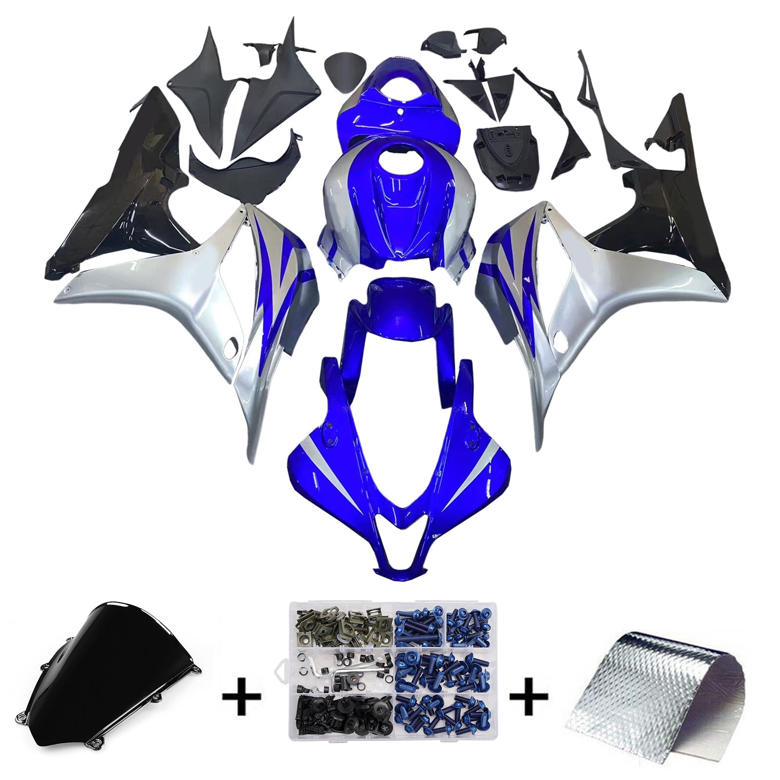 2007-2008 Honda CBR600RR Injection Fairing Kit Bodywork Plastic ABS