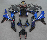 2007-2008 CBR600RR Bodywork Fairing Blue ABS Injection Molded Plastics Set Generic