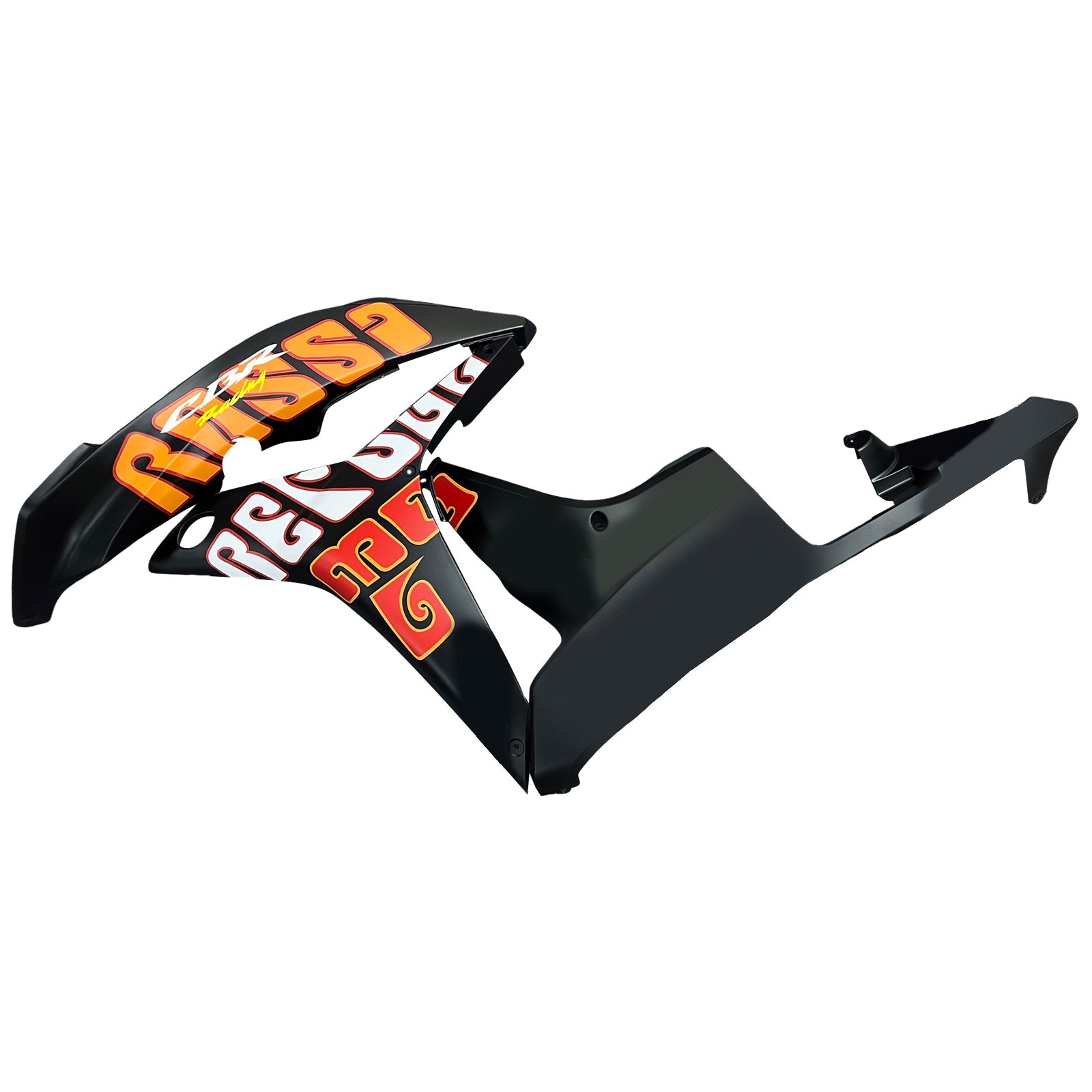 2007-2008 Honda CBR 600 RR Black Valentino Rossi Racing Fairings Generic