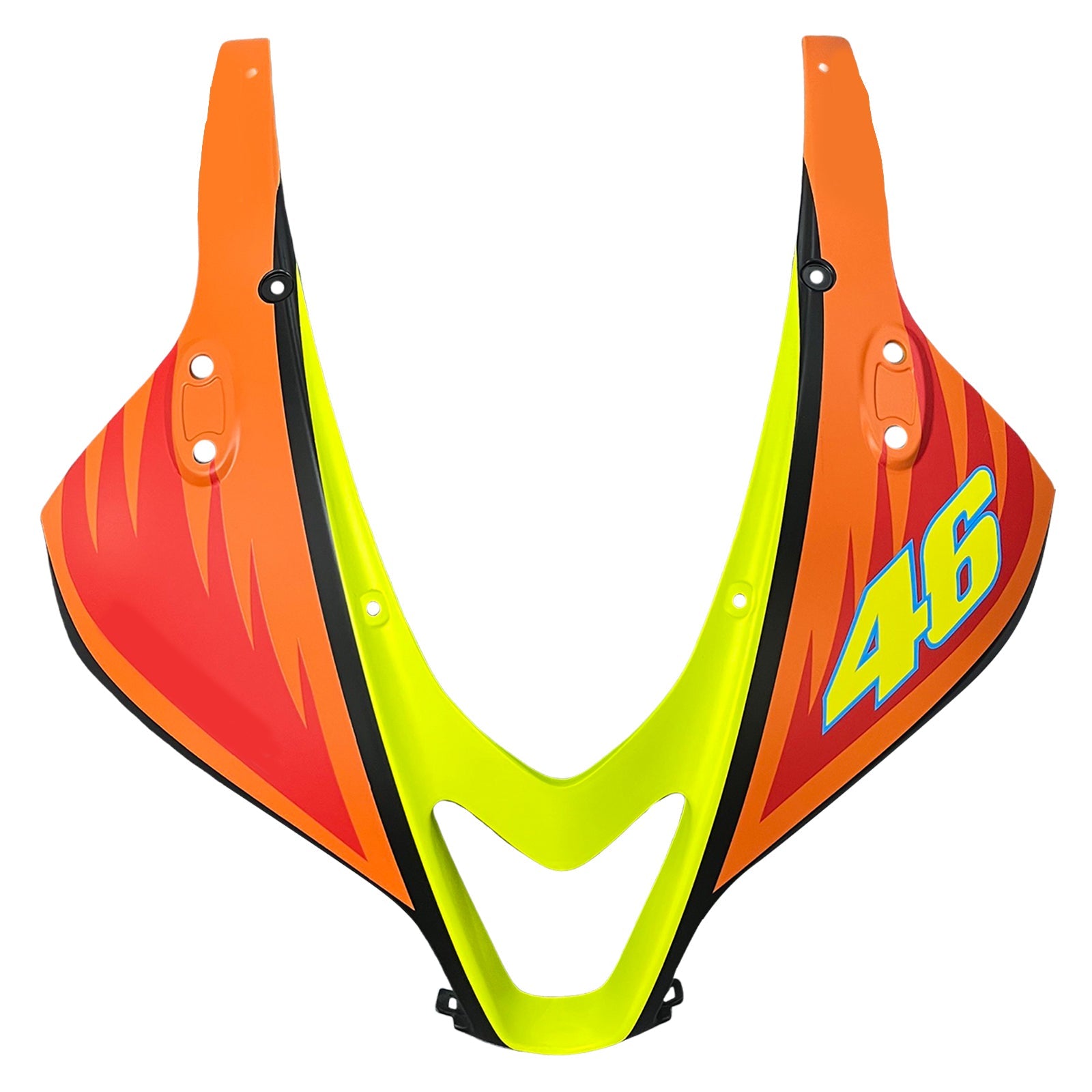 2007-2008 Honda CBR 600 RR Black Valentino Rossi Racing Fairings Generic