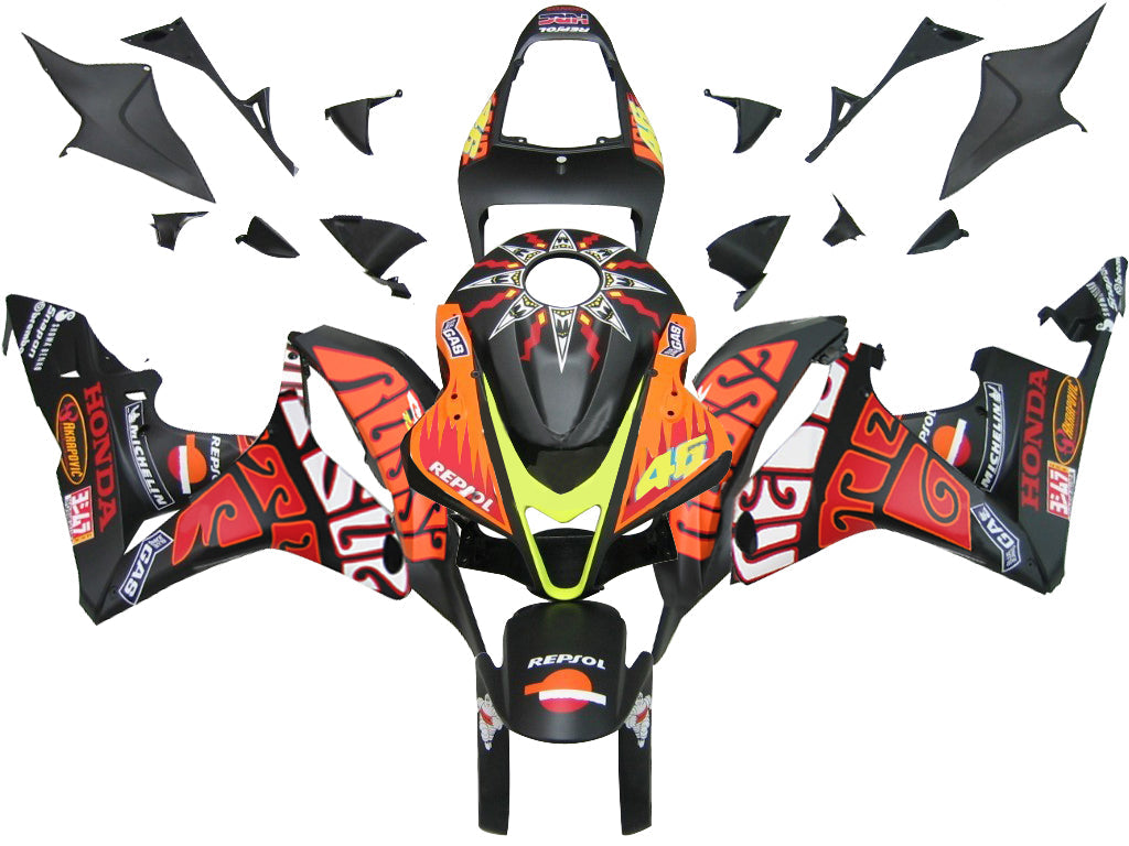 2007-2008 CBR600RR Bodywork Fairing ABS Injection Molded Plastics Set 12# Generic