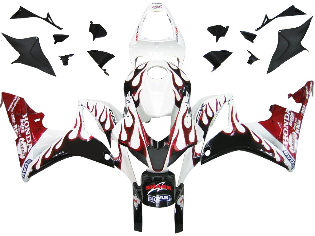 2007-2008 CBR600RR Bodywork Fairing ABS Injection Molded Plastics Set Generic