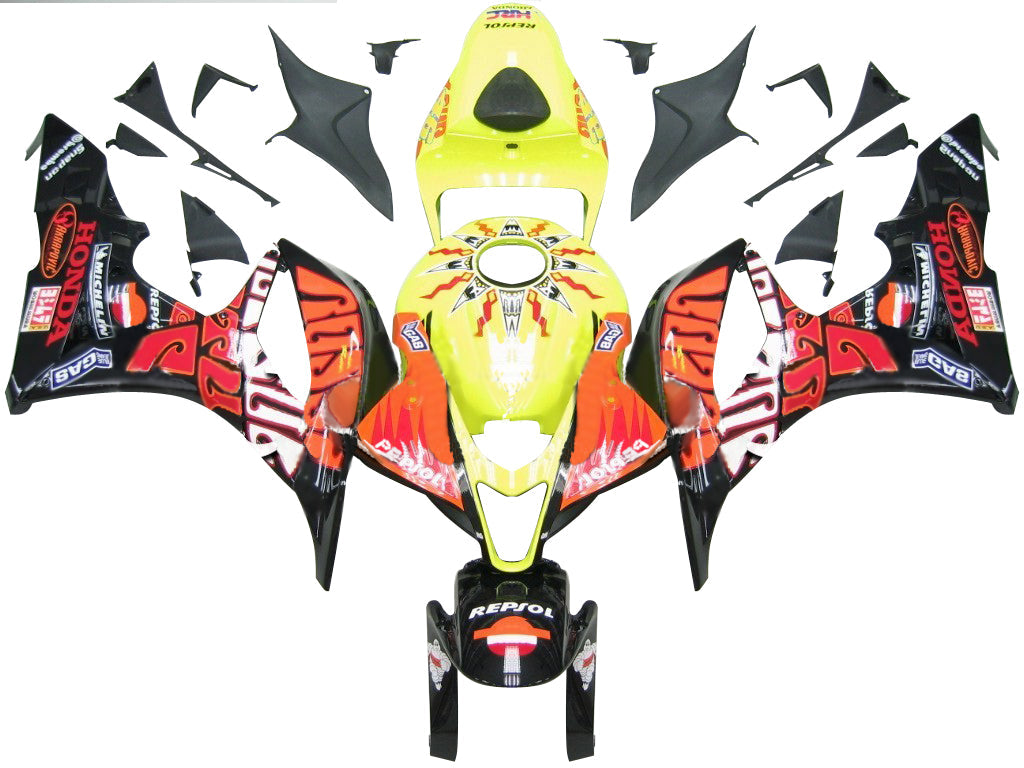 2007-2008 CBR600RR Bodywork Fairing ABS Injection Molded Plastics Set 12# Generic