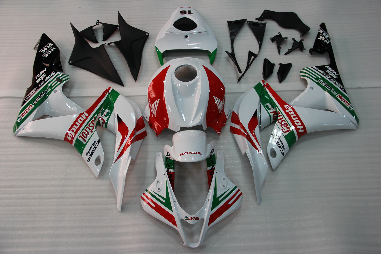 2007-2008 CBR600RR Bodywork Fairing Multi-Color ABS Injection Molded Plastics Set Generic