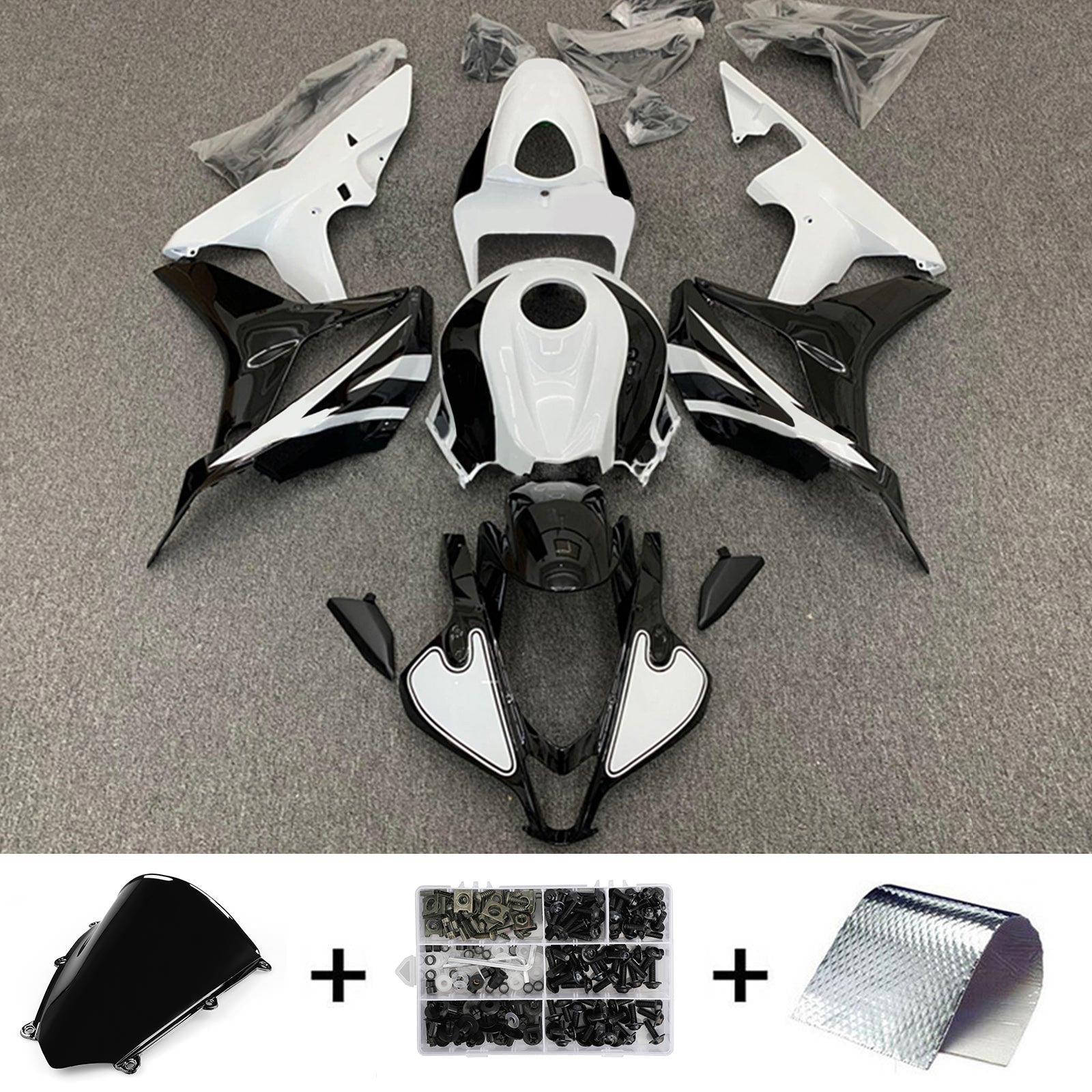 2007-2008 Honda CBR600RR F5 Fairing Kit Bodywork Plastic ABS