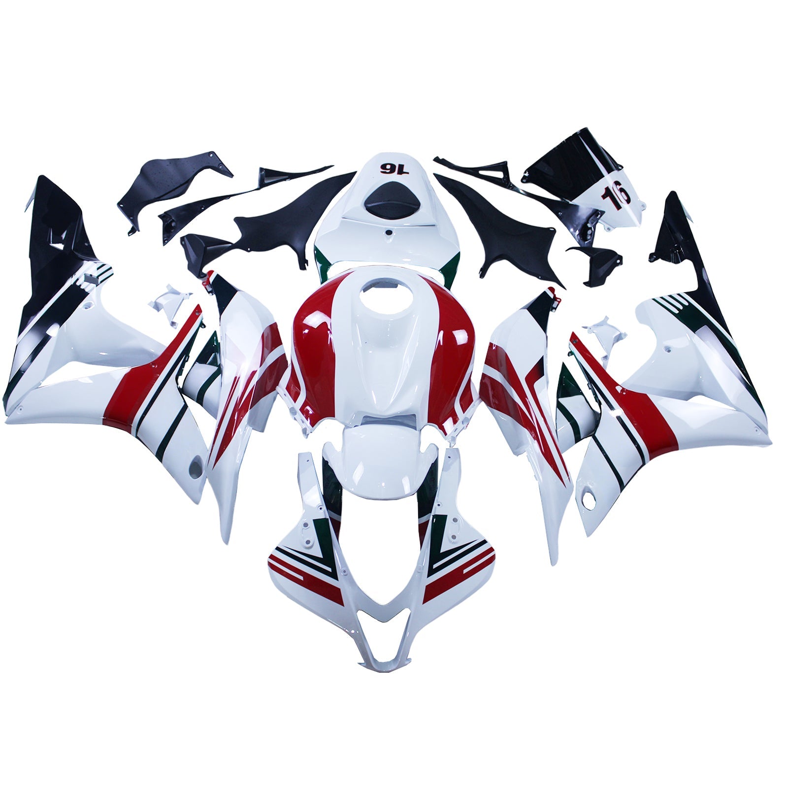 2007-2008 Honda CBR600RR F5 Fairing Kit Bodywork Plastic ABS