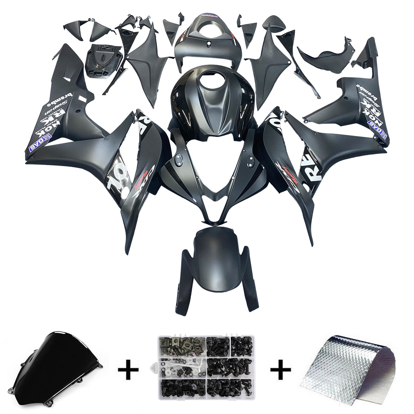 2007-2008 Honda CBR600RR F5 Fairing Kit Bodywork Plastic ABS
