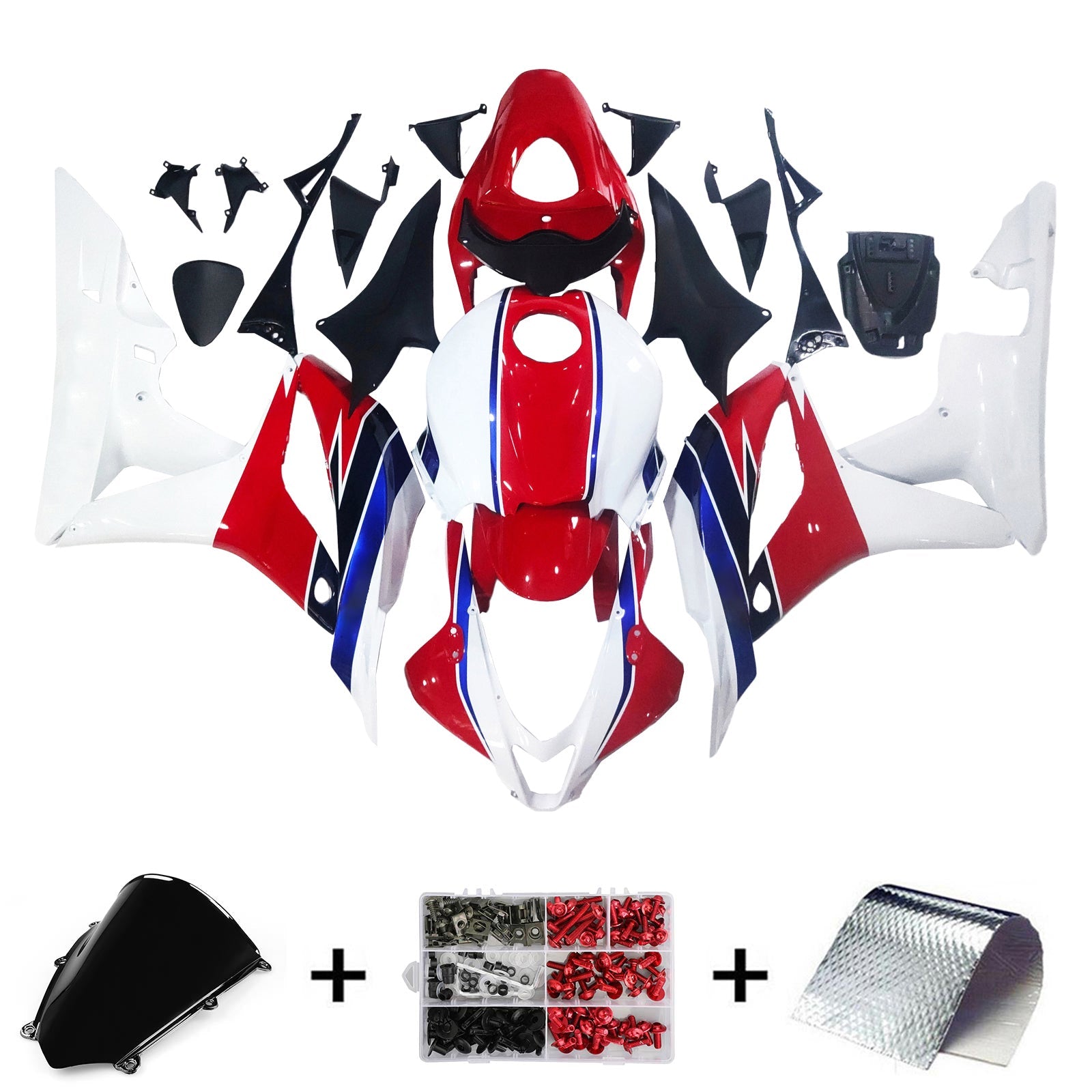 2007-2008 Honda CBR600RR F5 Fairing Kit Bodywork Plastic ABS