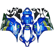 2009-2012 Honda CBR 600 RR Blue & Green Movistar Racing Fairings Generic