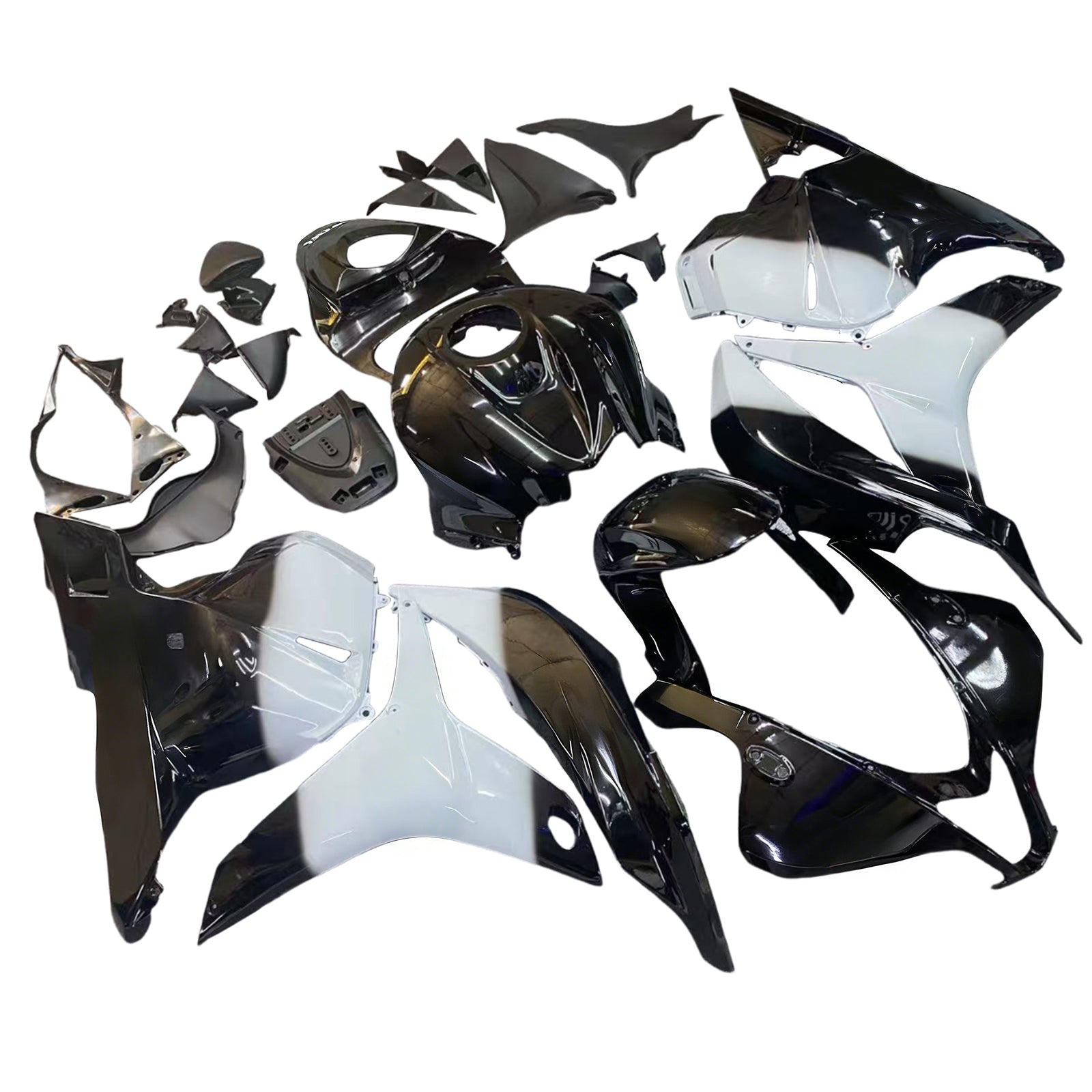 2009-2012 Honda CBR 600 RR Black West CBR Racing Fairings Generic