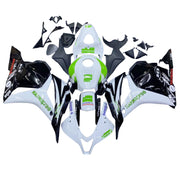 2009-2012 Honda CBR 600 RR White & Black Hannspree Racing Fairings Generic