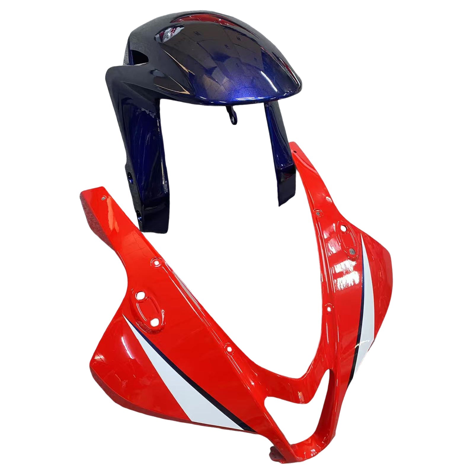 2009-2012 Honda CBR 600 RR Red White Blue CBR Racing Fairings Generic