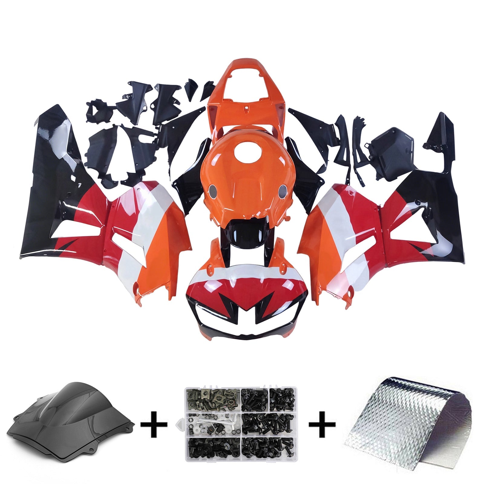2013-2023 Honda CBR600 G-Black Fairing Kit