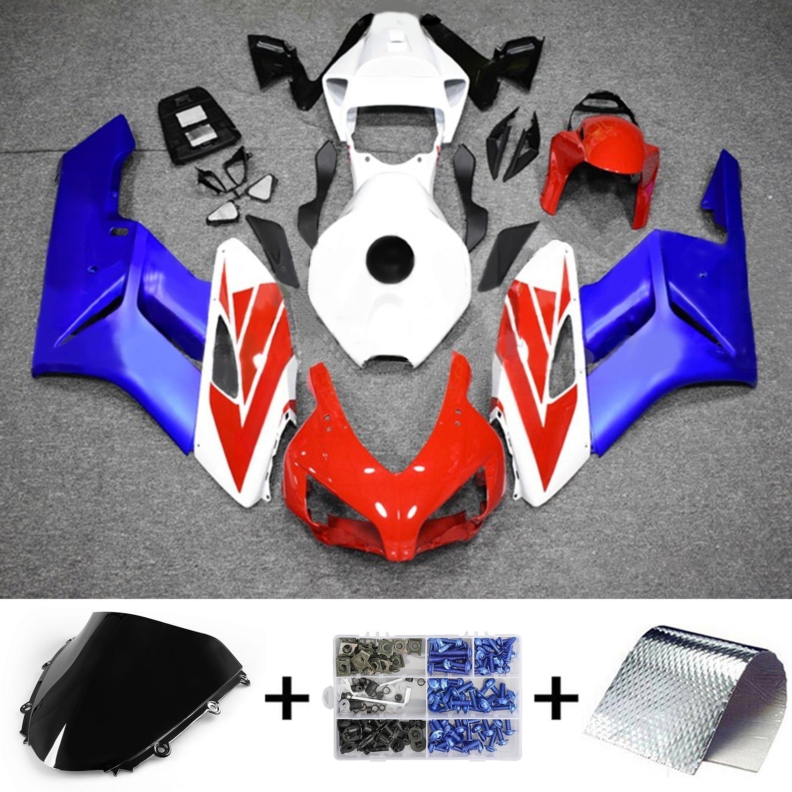 2004-2005 Honda CBR1000RR Fairing Kit Bodywork Plastic ABS