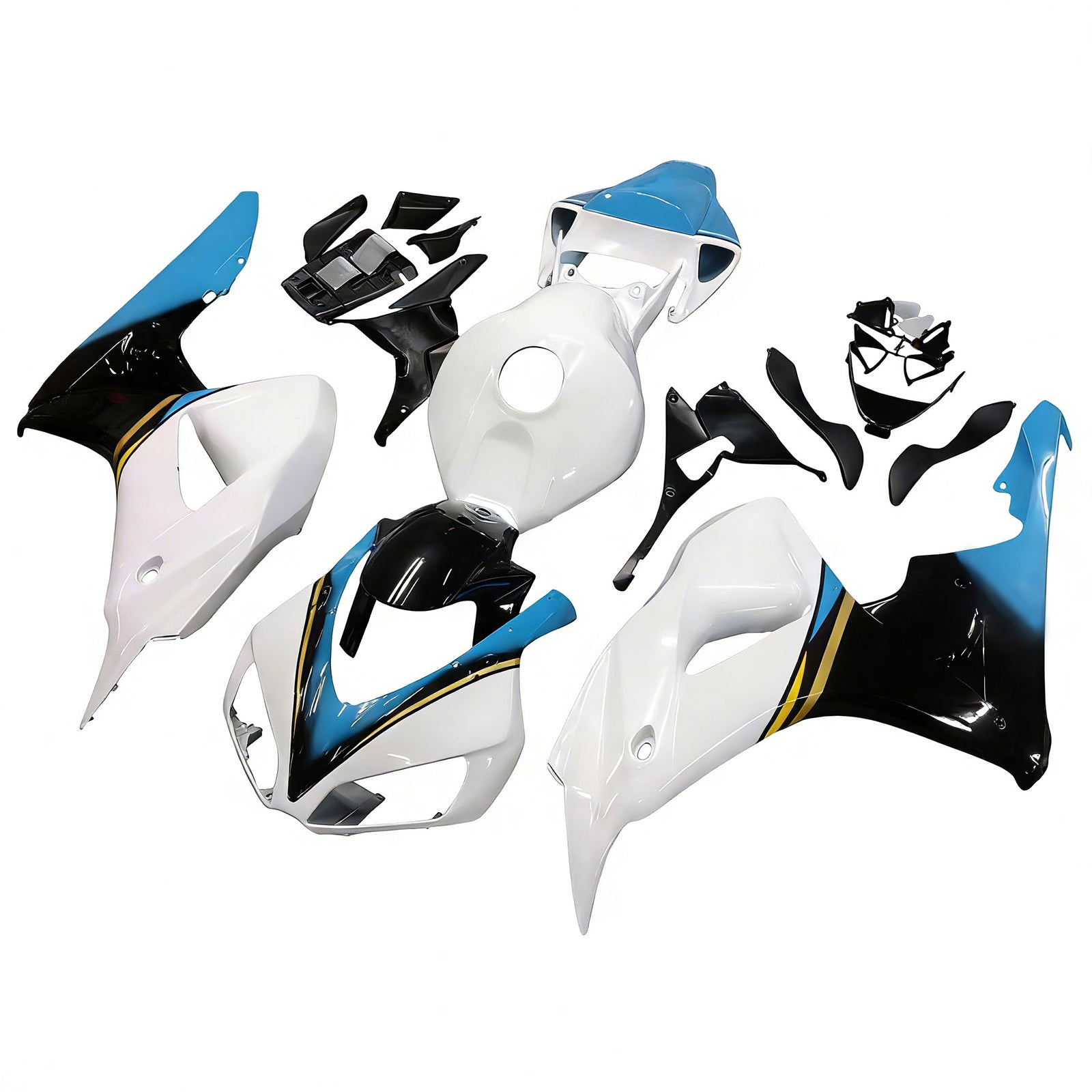 2006-2007 Honda CBR 1000 RR White Konica Minolta Racing Amotopart Fairings
