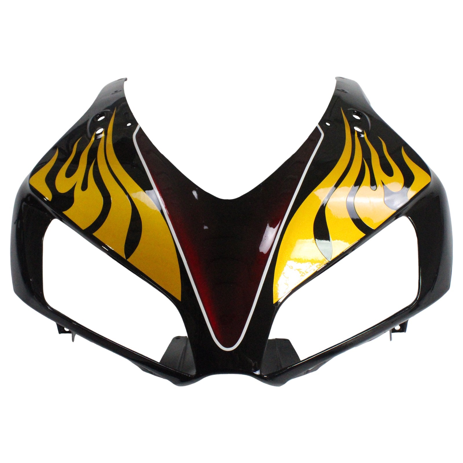 2006-2007 Honda CBR 1000 RR Black & Red Flame Shark Racing Fairings Generic
