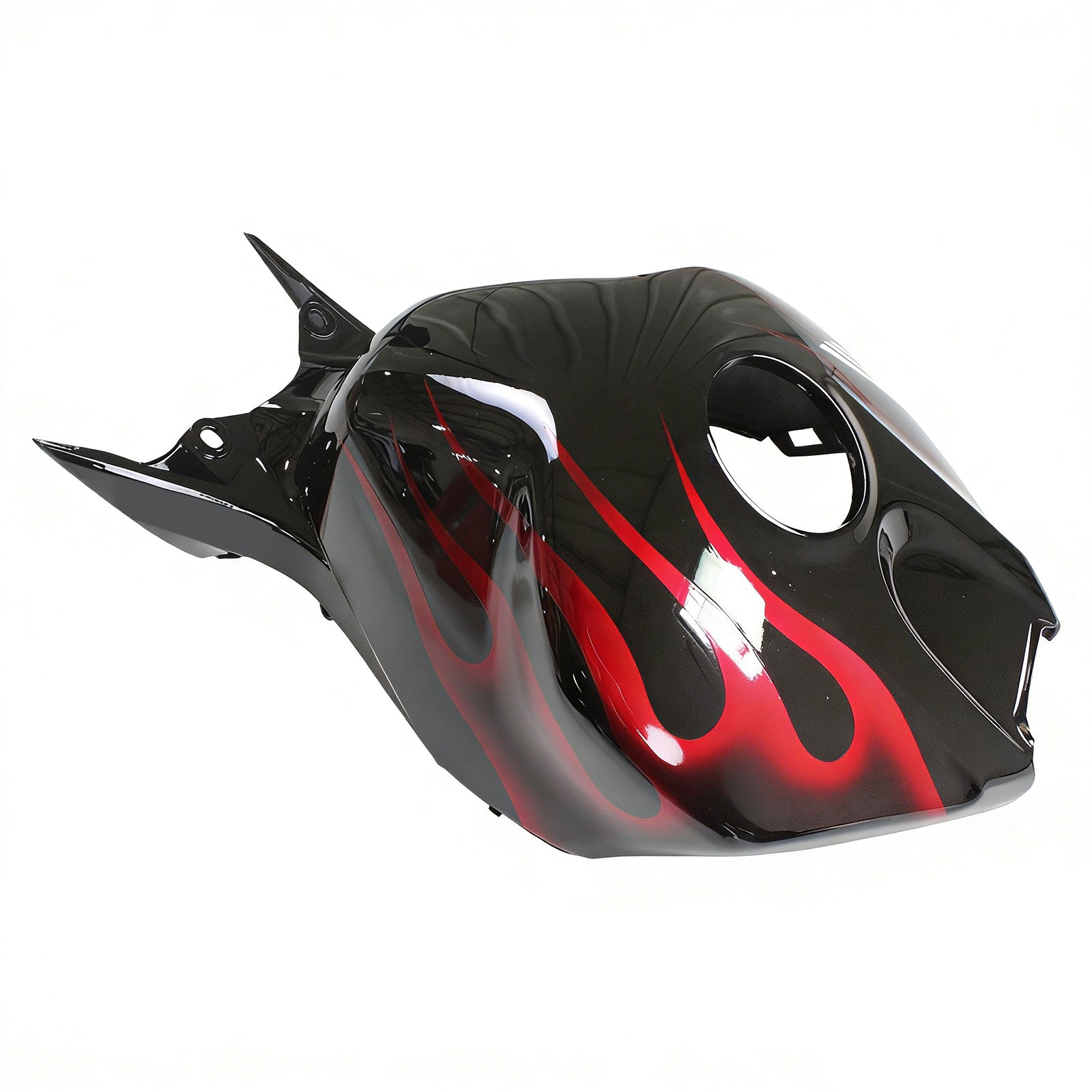 2006-2007 Honda CBR 1000 RR Black & Red Flame Shark Racing Amotopart Fairings