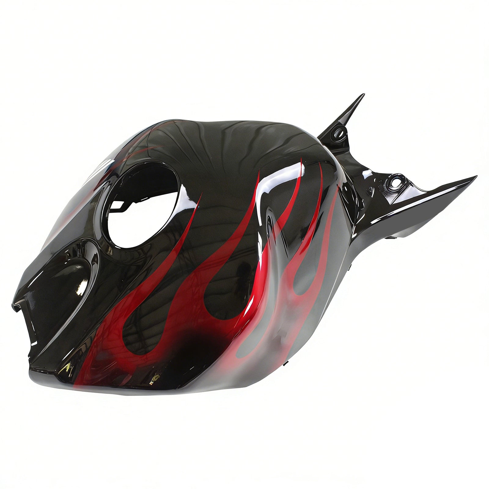 2006-2007 Honda CBR 1000 RR Black & Red Flame Shark Racing Fairings Generic