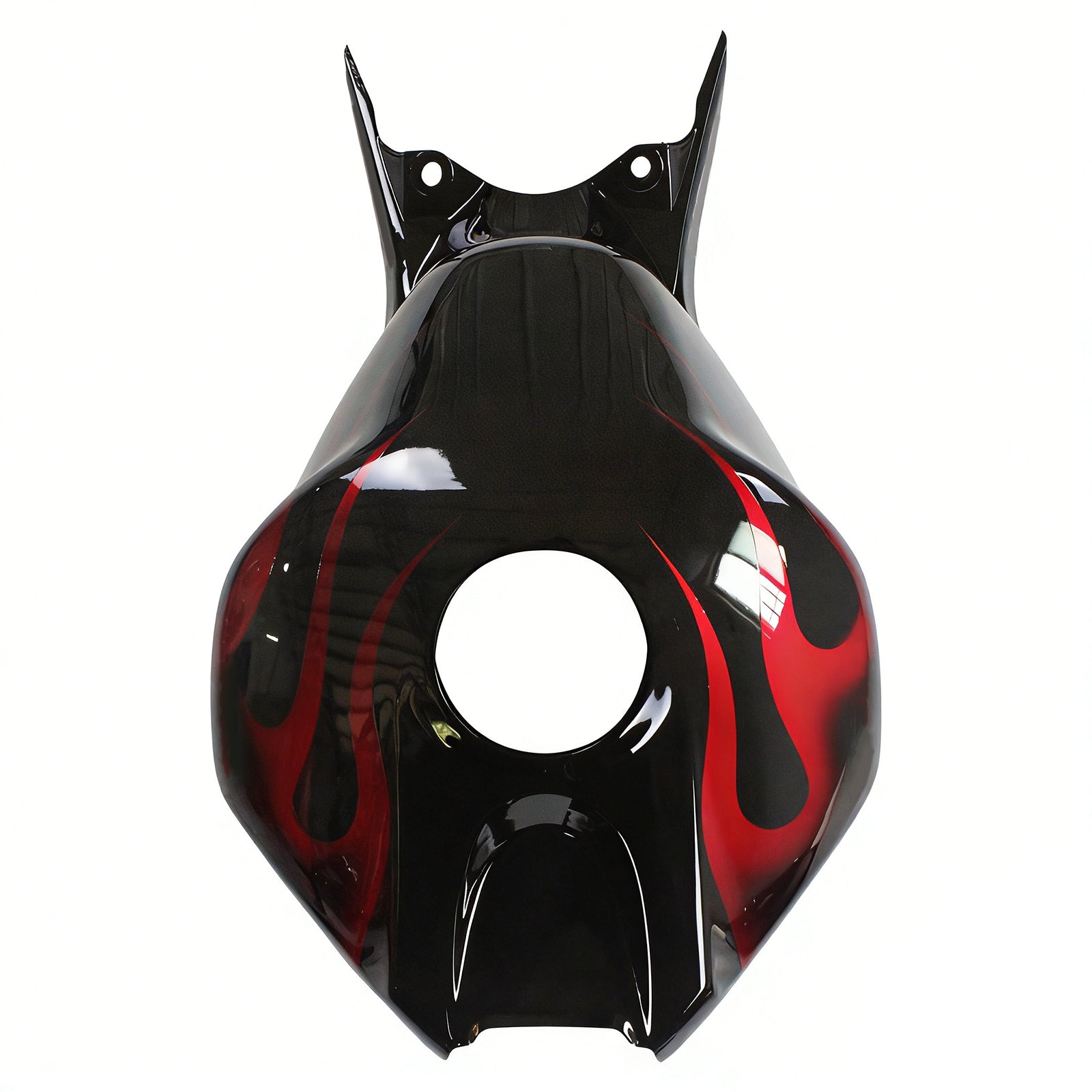 2006-2007 Honda CBR 1000 RR Black & Red Flame Shark Racing Amotopart Fairings