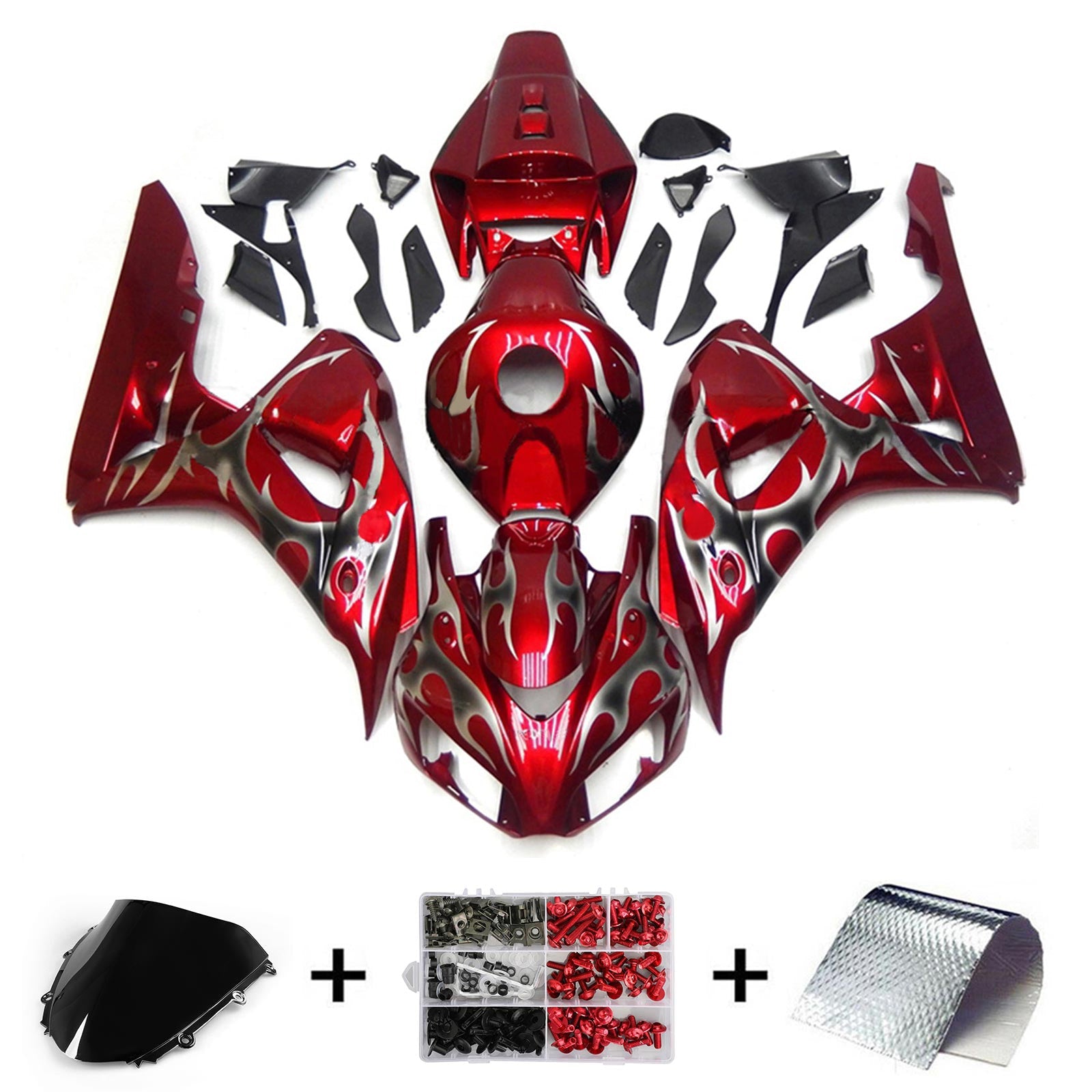2006-2007 Honda CBR1000RR Fairing Kit Bodywork Plastic ABS