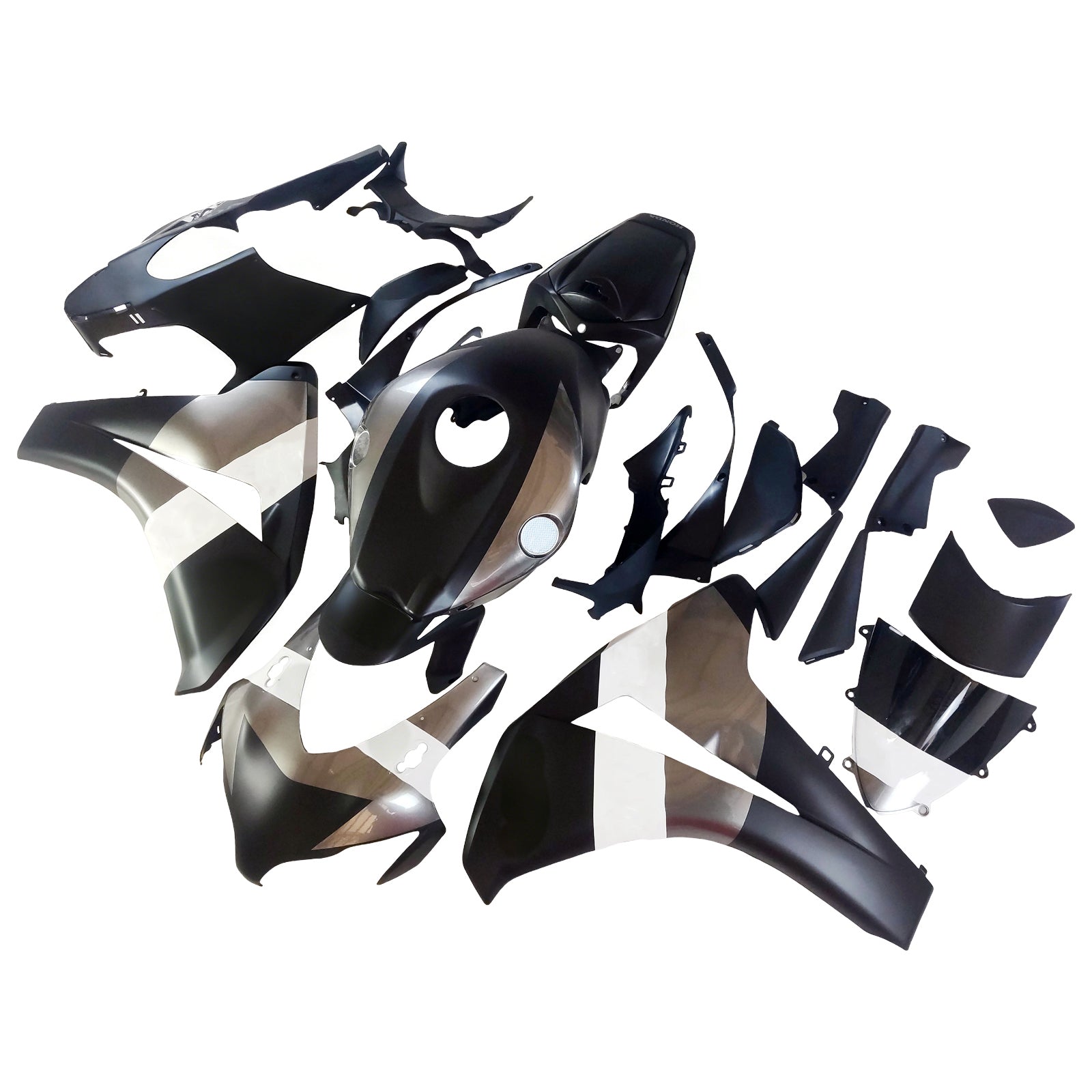 2008-2011 Honda CBR 1000 RR Black Silver Repsol Racing Fairings Generic