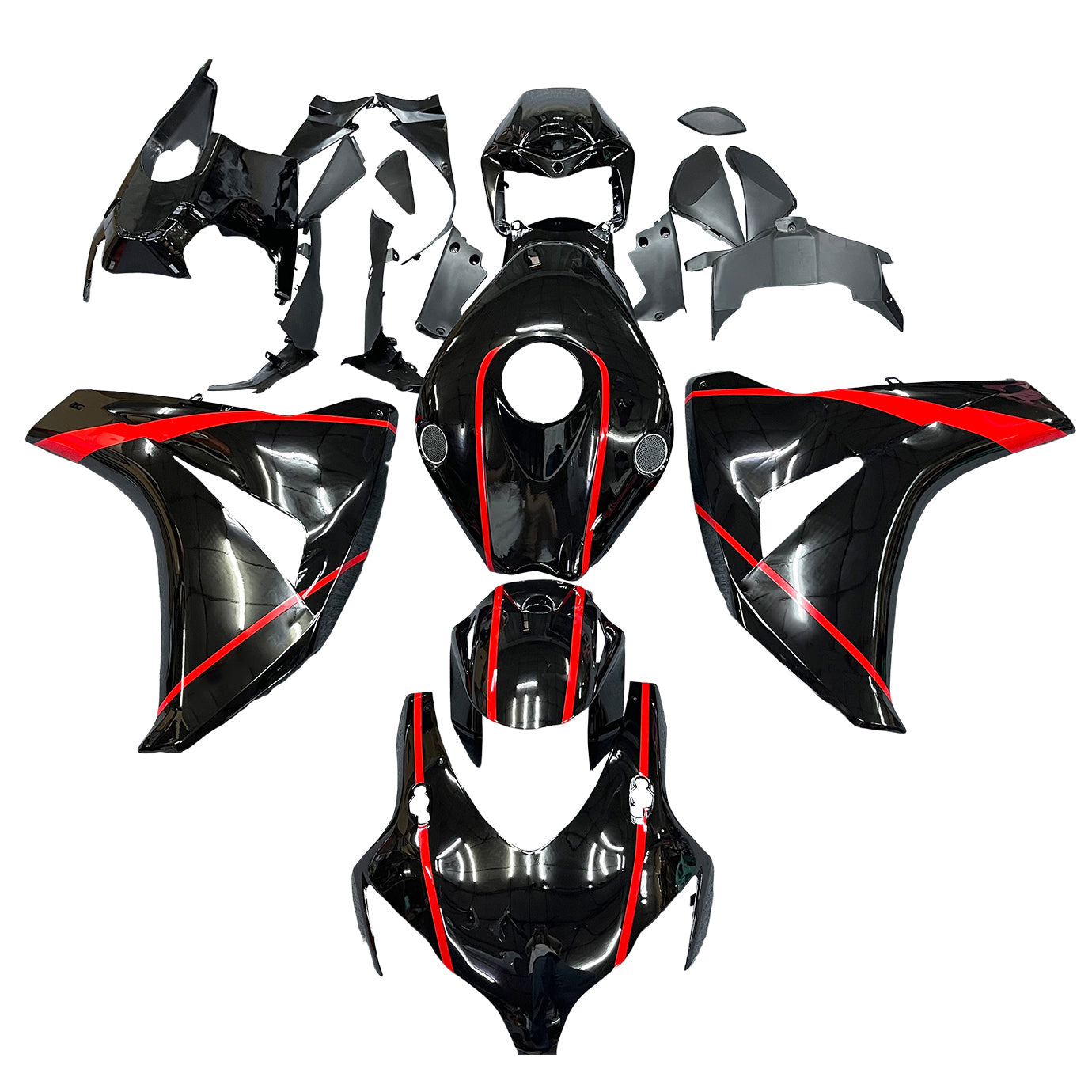 2008-2011 Honda CBR1000RR Injection Fairing Kit Bodywork Plastic ABS#199