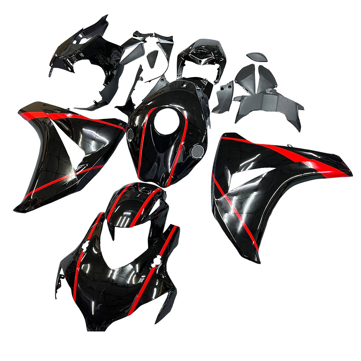 2008-2011 Honda CBR1000RR Injection Fairing Kit Bodywork Plastic ABS#199