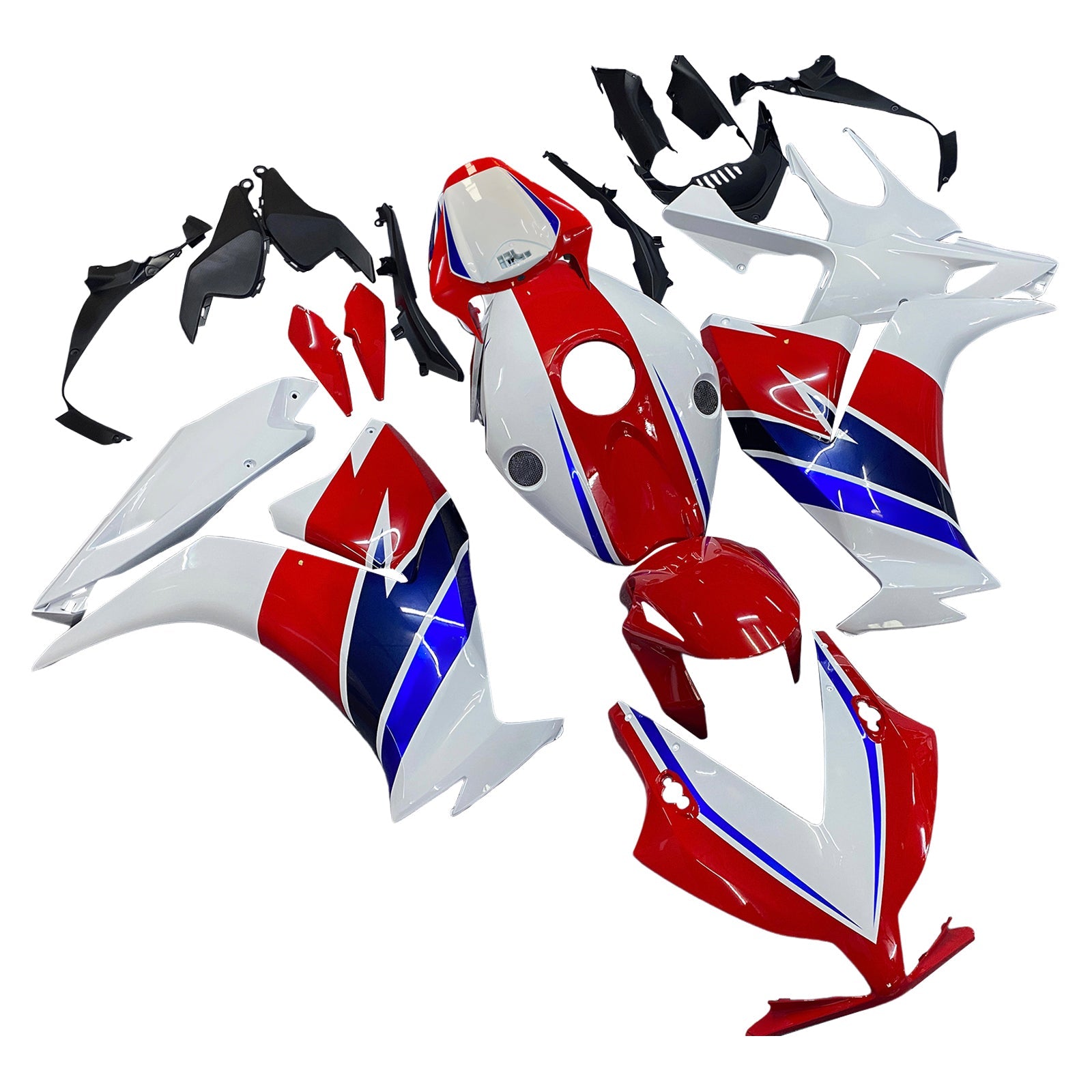 2012-2016 Honda CBR1000RR Amotopart Fairings HRC White Red Blue Racing Customs Fairing