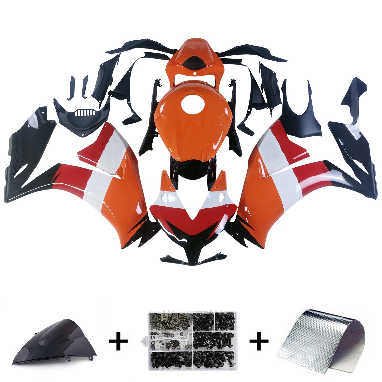 2012-2016 Honda CBR1000RR Repsol Orange Racing Fairings Generic