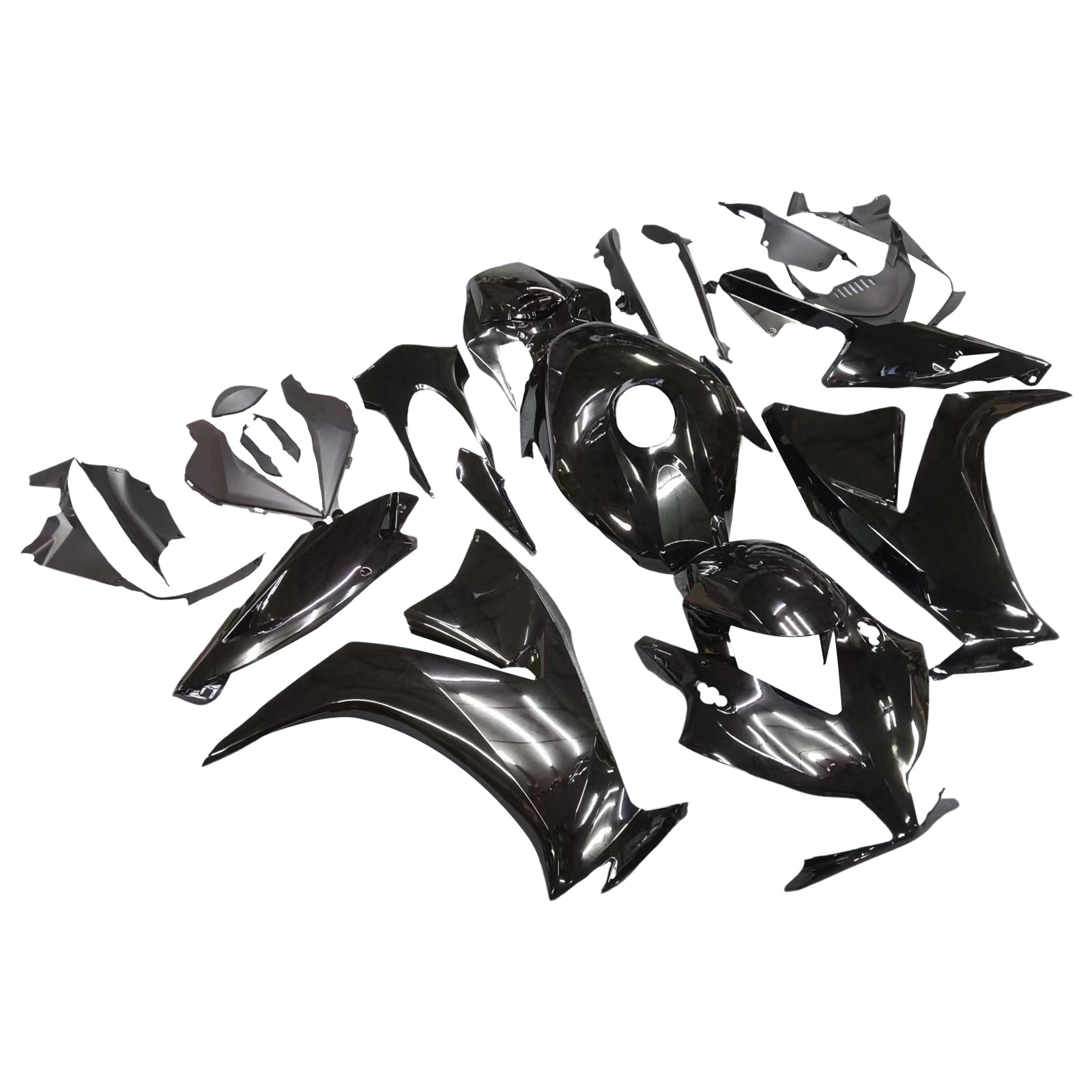 2012-2016 Honda CBR1000RR Black CBR Racing Fairings Generic